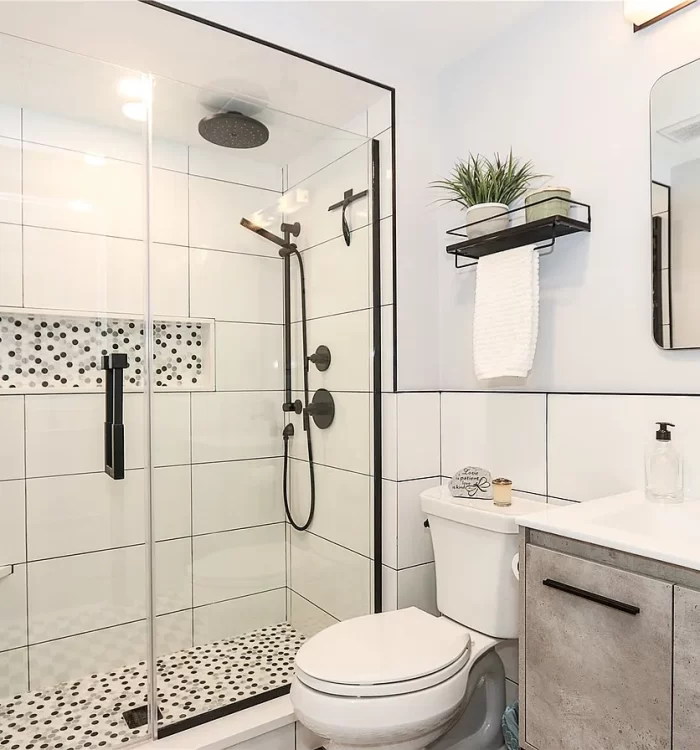 Black and White Bathroom