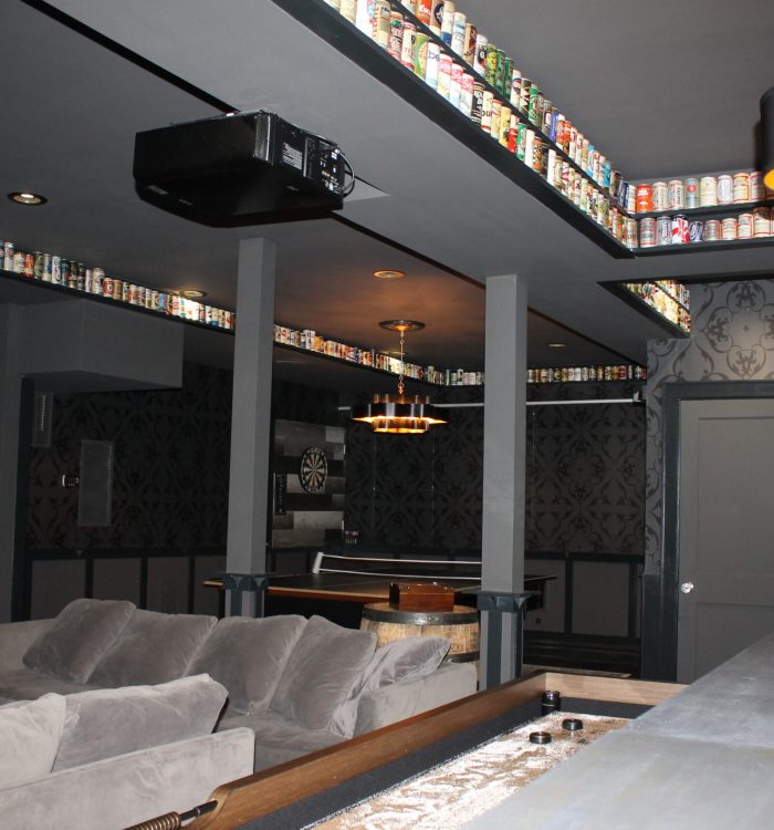 Dramatic Masculine Man Cave